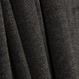 Vigoré-Fischgrat-Maschenware, grau und schwarz, bi-elastisch - Ribes y Casals