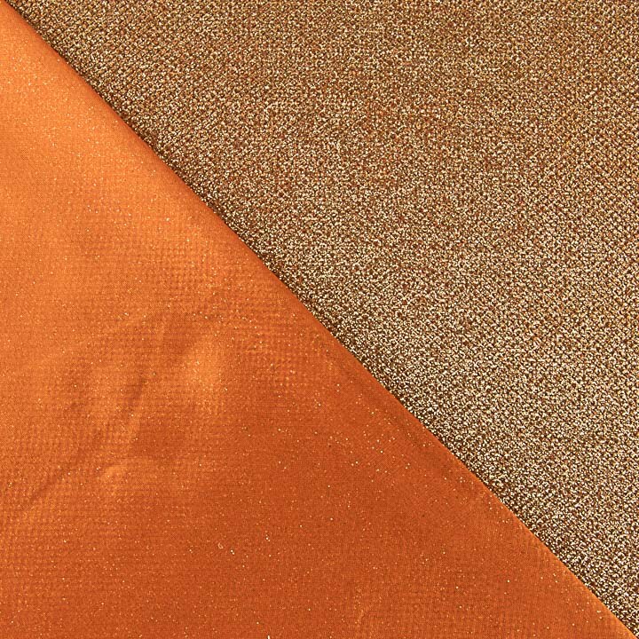 Orangefarbene Lamé-Glitzer-Punkte - Ribes y Casals