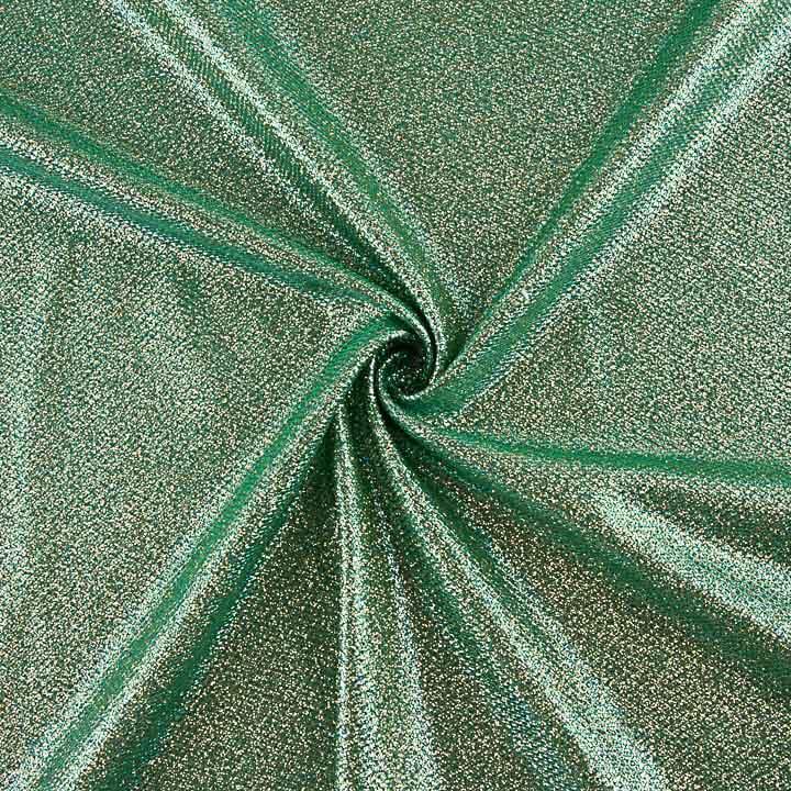 Lamé-Maschenware mit Glitzer in Wassergrün - Ribes y Casals