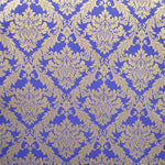 Satin Damaskus Blau - Ribes y Casals