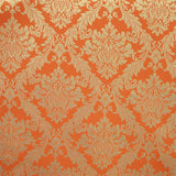 Satin Damast Orange - Ribes y Casals