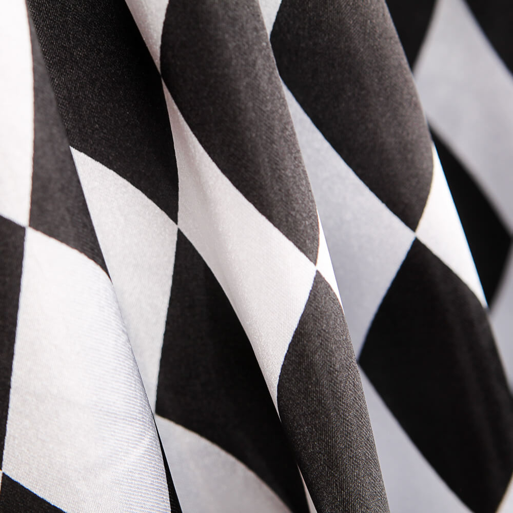 Harlequin Carnival Satin Trim - Verschiedene Größen x Breite 140 cm - Ribes y Casals