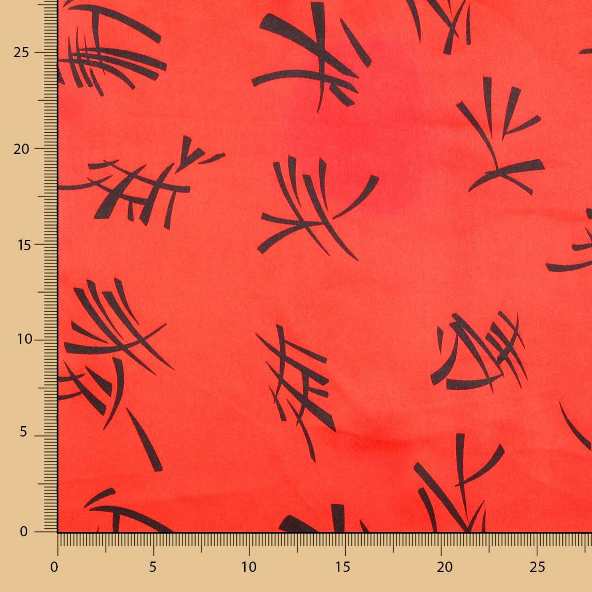 Roter chinesischer Karnevals-Satin - Ribes y Casals