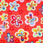 Satin Faschingsblume Hippie Rot - Ribes y Casals