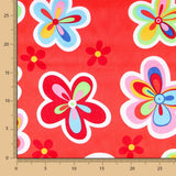Satin Faschingsblume Hippie Rot - Ribes y Casals
