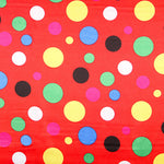 Satin Karneval Polka Dots Rot - Ribes y Casals