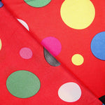 Satin Karneval Polka Dots Rot - Ribes y Casals