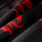 Roter Piratensatin für den Karneval - Ribes y Casals