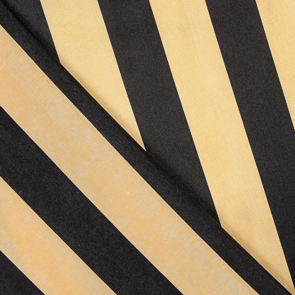 Satin Karneval Goldene Streifen - Ribes y Casals