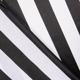 Satin-Karnevals-Streifen Schwarz - Ribes y Casals