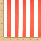 Rot gestreifter Satin Karnevalsstoff 100 x 140 cm - Ribes y Casals