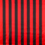 Satin Faschingsstreifen Rot Schwarz - Ribes y Casals