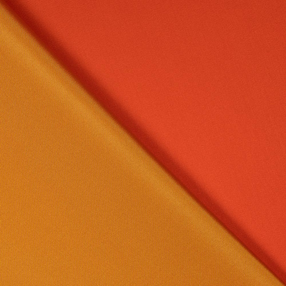 Satin Mikado Tornasol Satin Rot-Gelb - Ribes y Casals