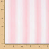Vichy-Streifen Medium Rosa - Ribes y Casals