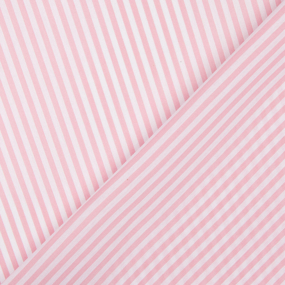 Vichy-Streifen Medium Rosa - Ribes y Casals