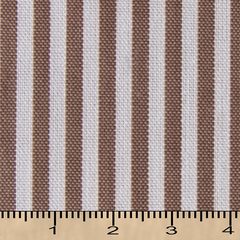 Vichy-Streifen Braun 3mm - Ribes y Casals