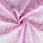 Barbie Rosa gestanzt geschnittenes Lack-Kunstleder Patchwork 100x130 - Ribes y Casals