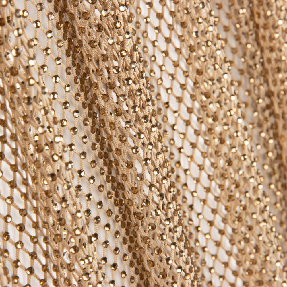 Netz mit goldenen Strasssteinen - Ribes y Casals