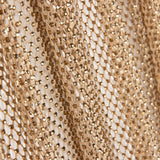 Netz mit goldenen Strasssteinen - Ribes y Casals