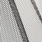 Reststück Netzgewebe schwarz – verschiedene Maße x Breite 140 cm - Ribes y Casals