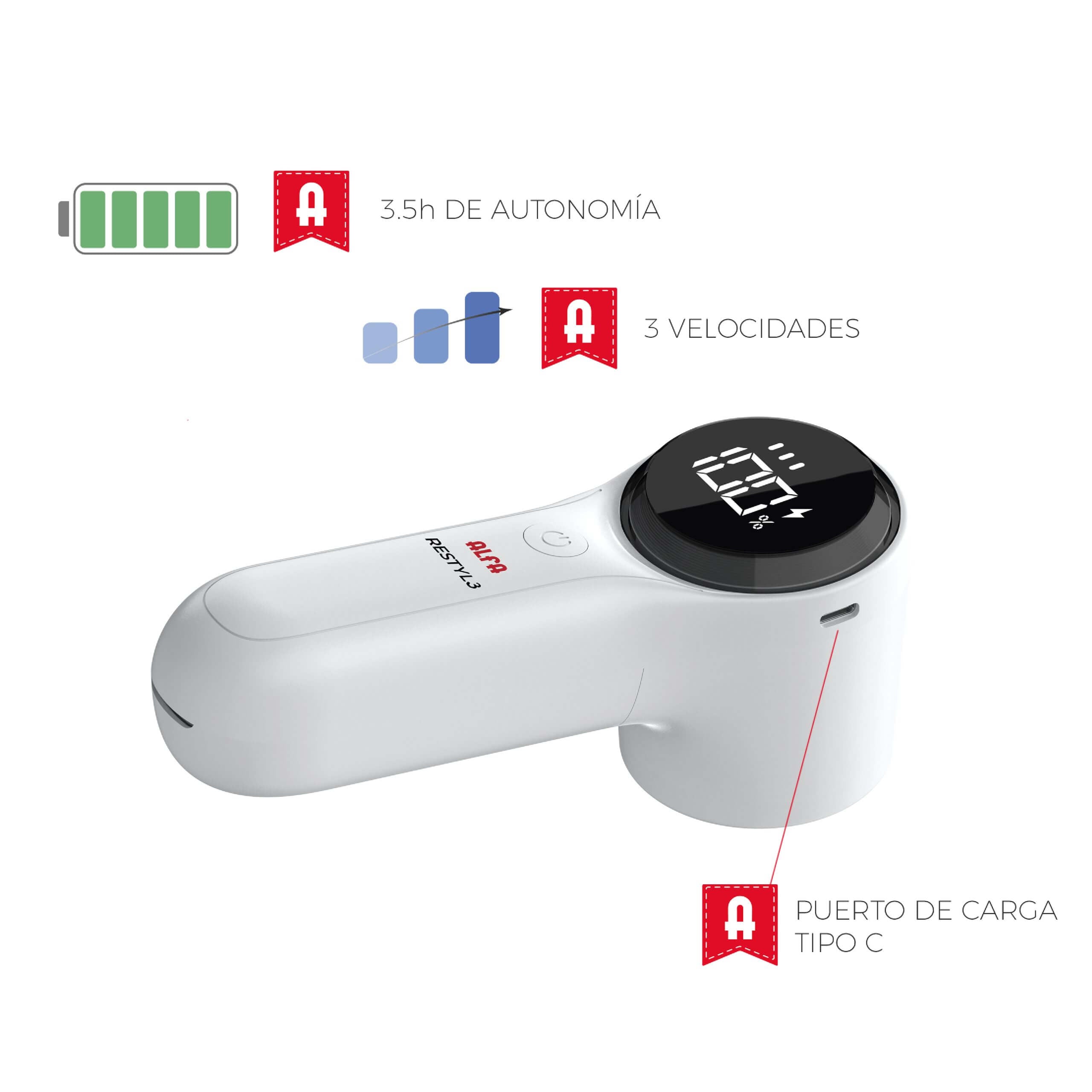 ALFA Restyl3 Elektrischer Fusselentferner - Ribes y Casals