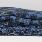 Retal Poncho Azteke Blau 150x150cm - Ribes y Casals
