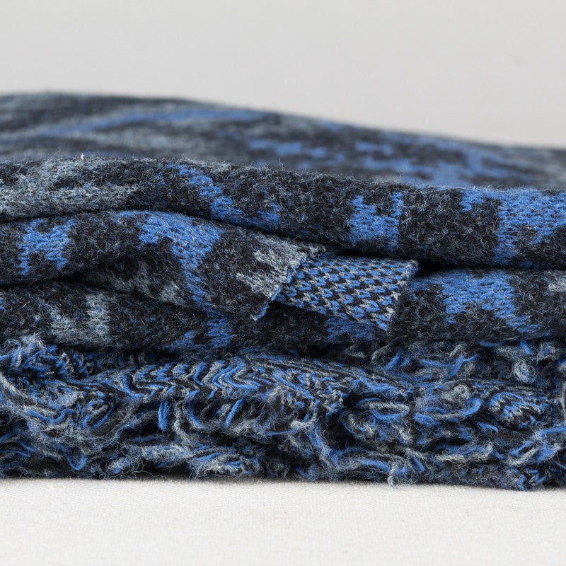 Retal Poncho Azteke Blau 150x150cm - Ribes y Casals
