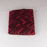 Retal Poncho Zig Zag Rot 150x150cm - Ribes y Casals