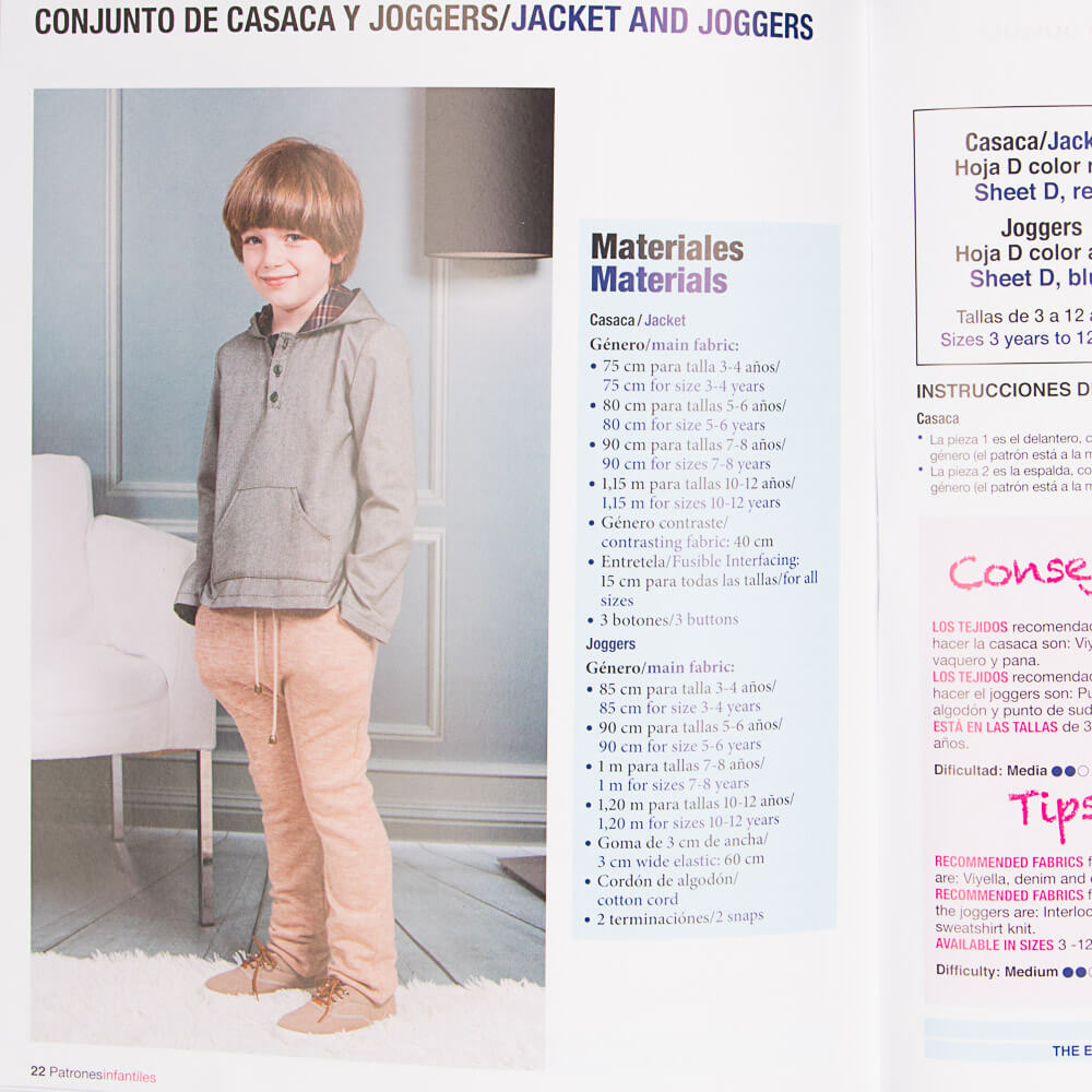 Kindermode-Muster Nº17 - Ribes y Casals