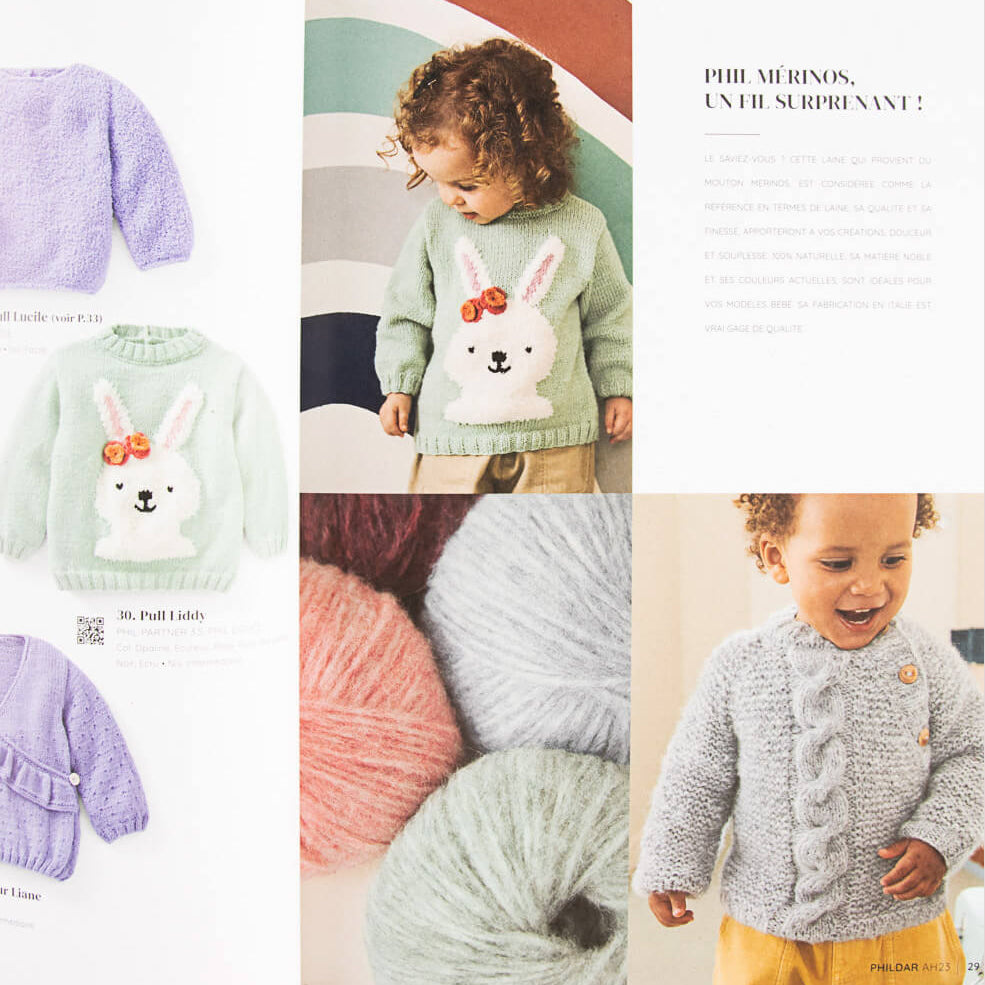 Lanas Phildar Baby Zeitschrift - Ribes y Casals