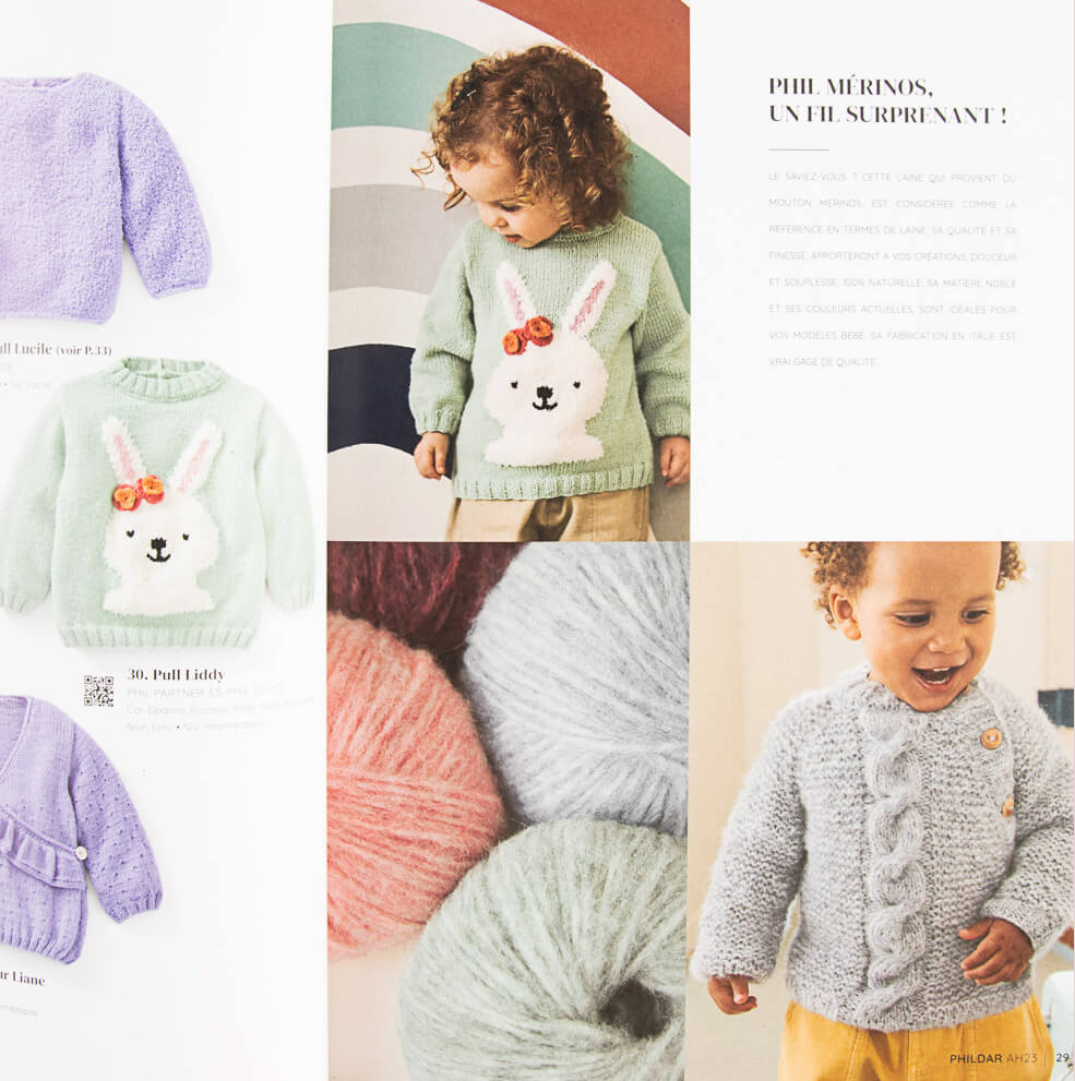 Lanas Phildar Baby Zeitschrift - Ribes y Casals