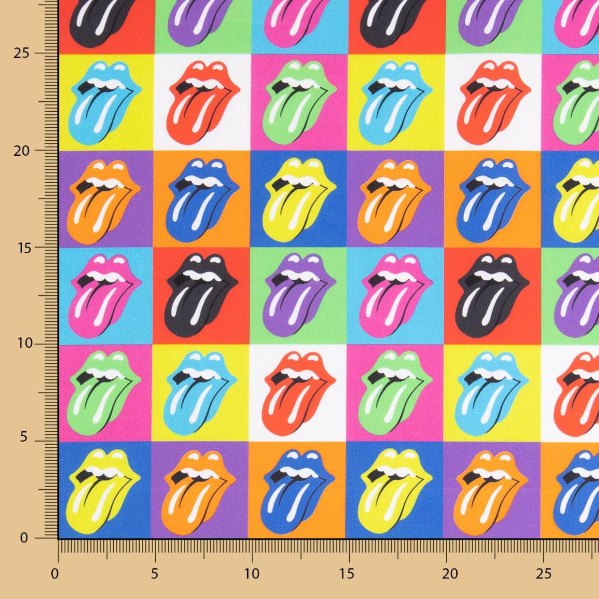 Rolling Pop Art Baumwolle Popeline - Ribes y Casals
