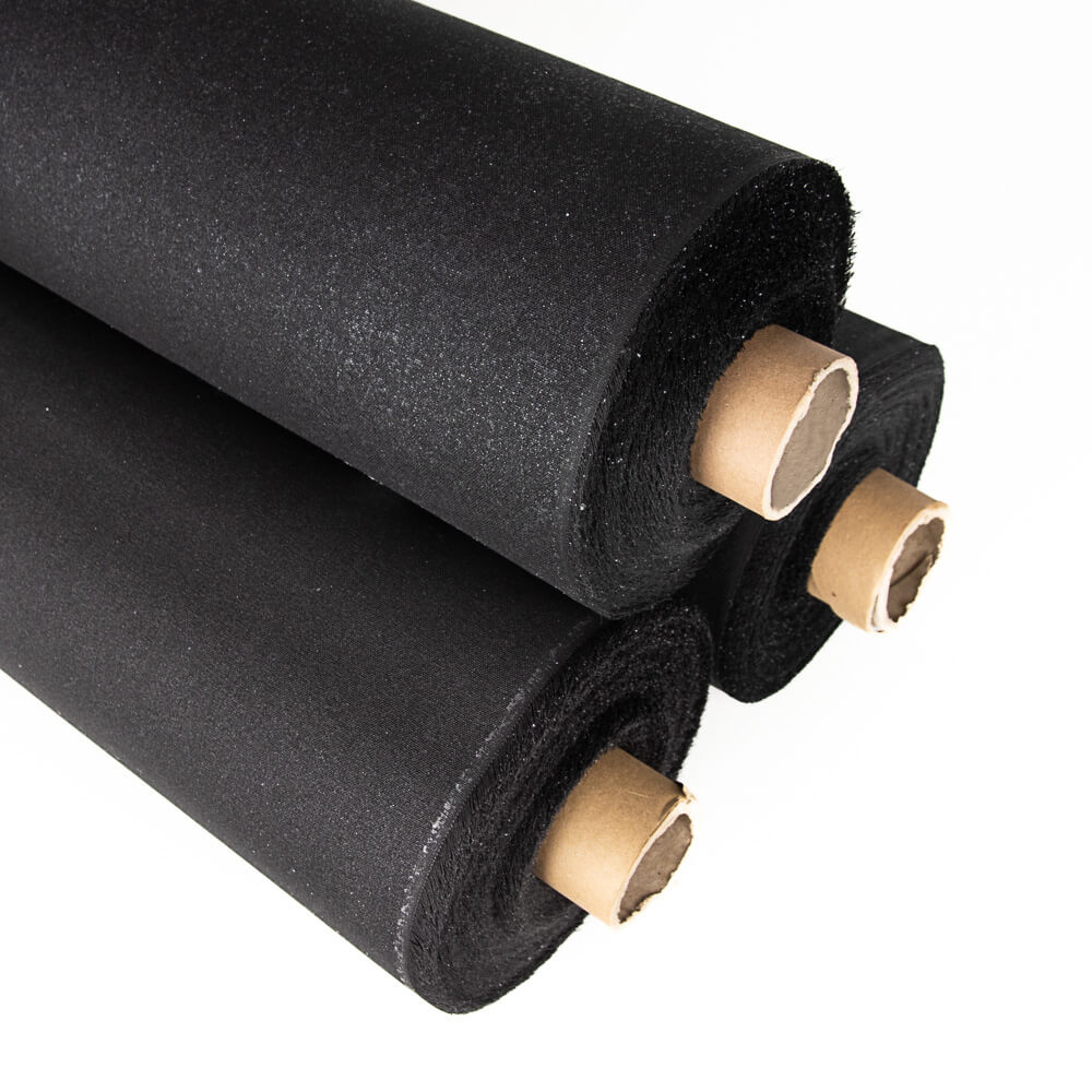 Rolle schwarzer flachklebender Interliner 50 Meter - Ribes y Casals