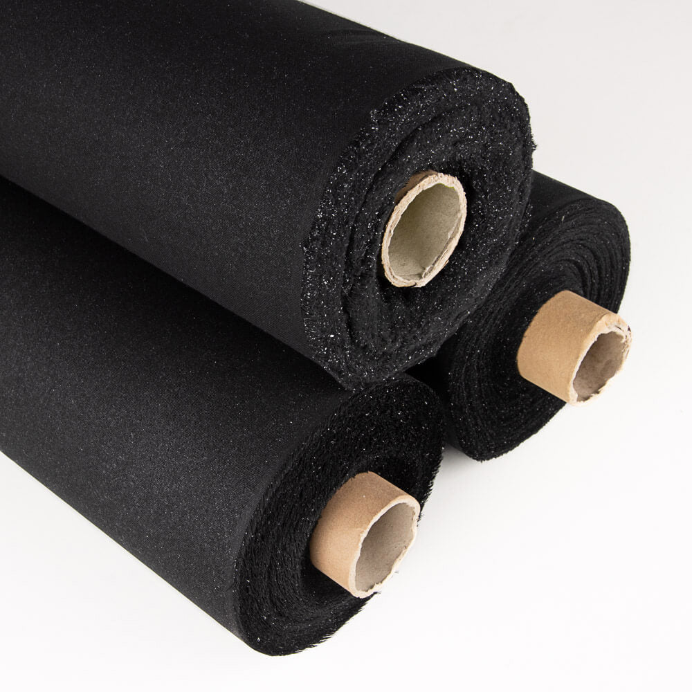 Baumwoll-Klebeeinlage Rolle Schwarz 50 Meter - Ribes y Casals