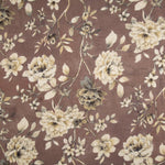 Canvas im Leinenstoff-Look „Romantischer Garten“ in Malve und Taupe - Ribes y Casals