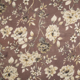 Canvas im Leinenstoff-Look „Romantischer Garten“ in Malve und Taupe - Ribes y Casals