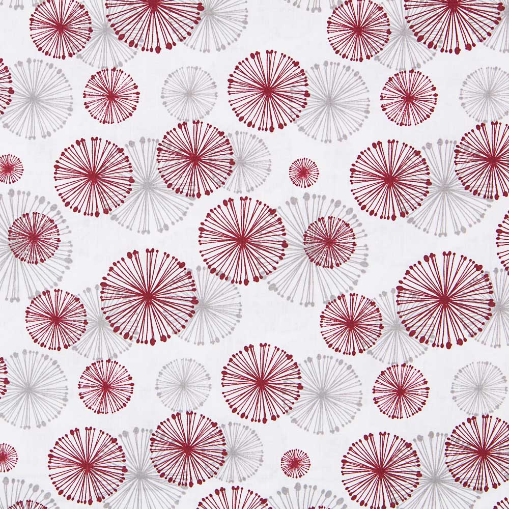 Rot und Beige Kreise drucken Bettlaken - Ribes y Casals