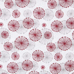 Rot und Beige Kreise drucken Bettlaken - Ribes y Casals