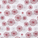 Rot und Beige Kreise drucken Bettlaken - Ribes y Casals