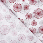 Rot und Beige Kreise drucken Bettlaken - Ribes y Casals