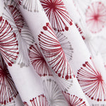 Rot und Beige Kreise drucken Bettlaken - Ribes y Casals