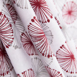 Rot und Beige Kreise drucken Bettlaken - Ribes y Casals