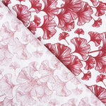 Bedrucktes Bettlaken Ginkgo Biloba Granat - Ribes y Casals