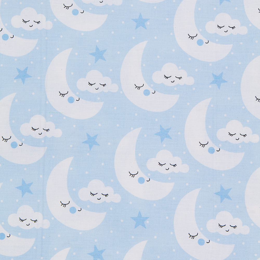 Blue Moon Print Bettlaken - Ribes y Casals