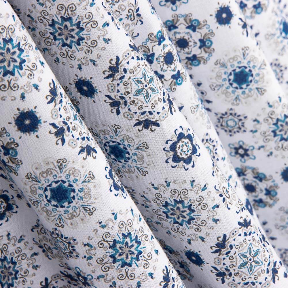 Bedrucktes Bettlaken Nadine Blue - Ribes y Casals