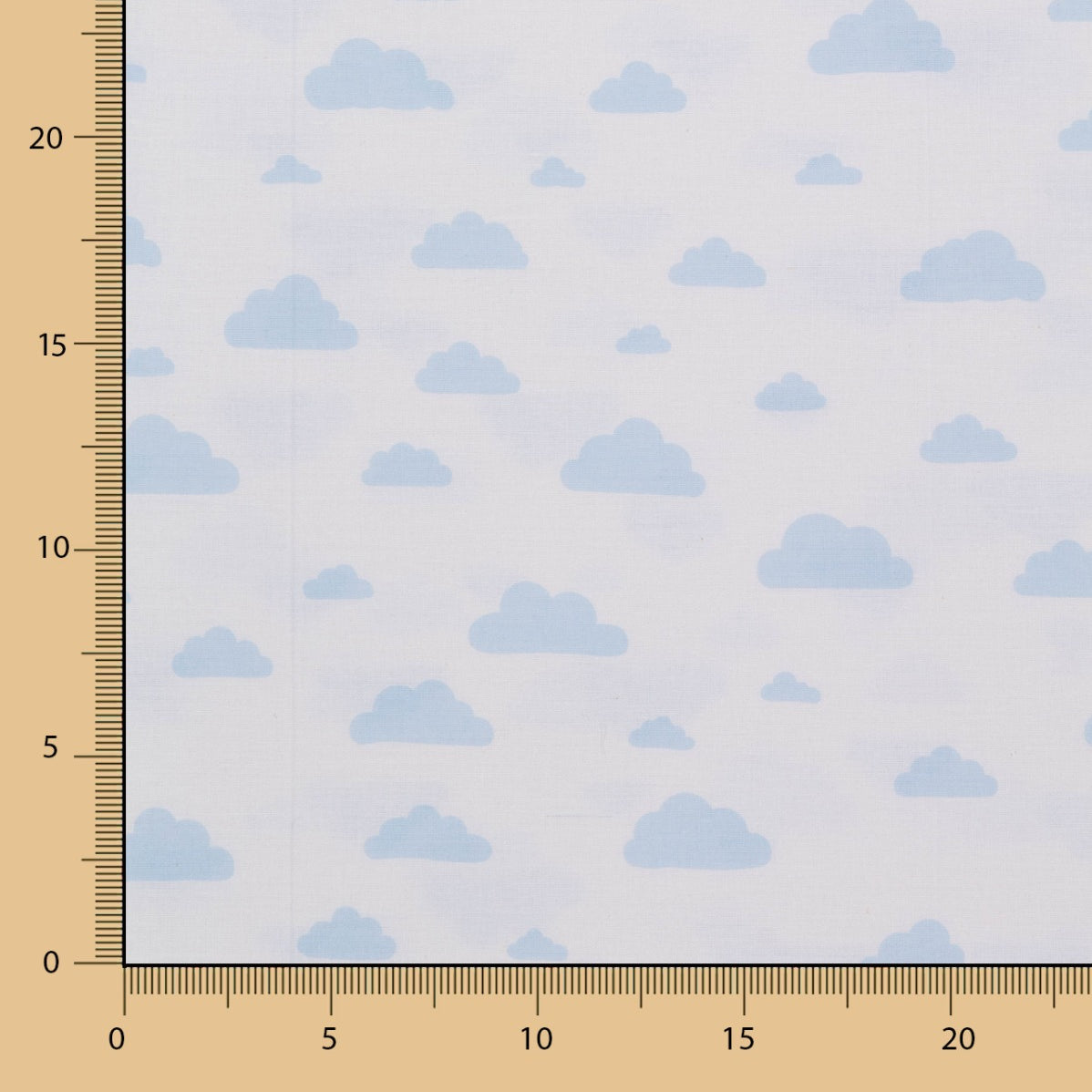 Bedrucktes Bettlaken Blue Clouds - Ribes y Casals