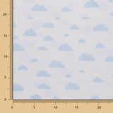 Bedrucktes Bettlaken Blue Clouds - Ribes y Casals