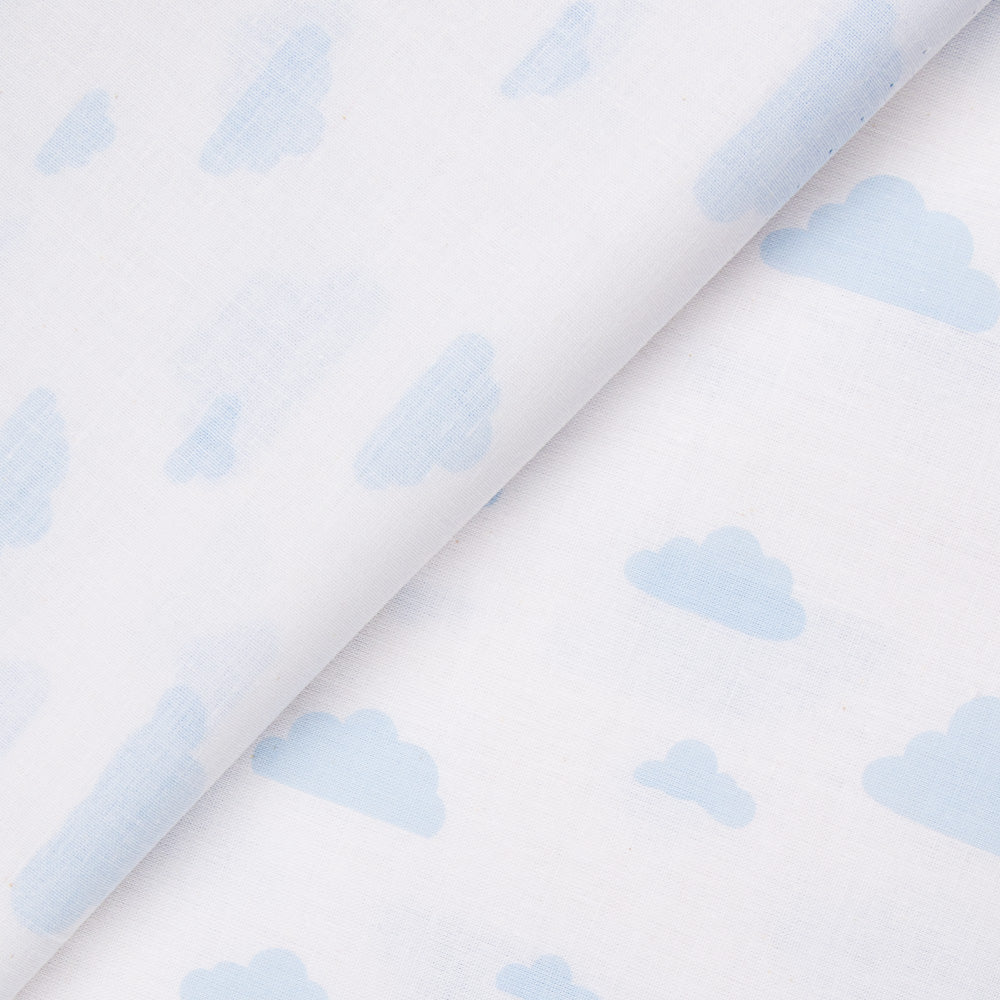Bedrucktes Bettlaken Blue Clouds - Ribes y Casals