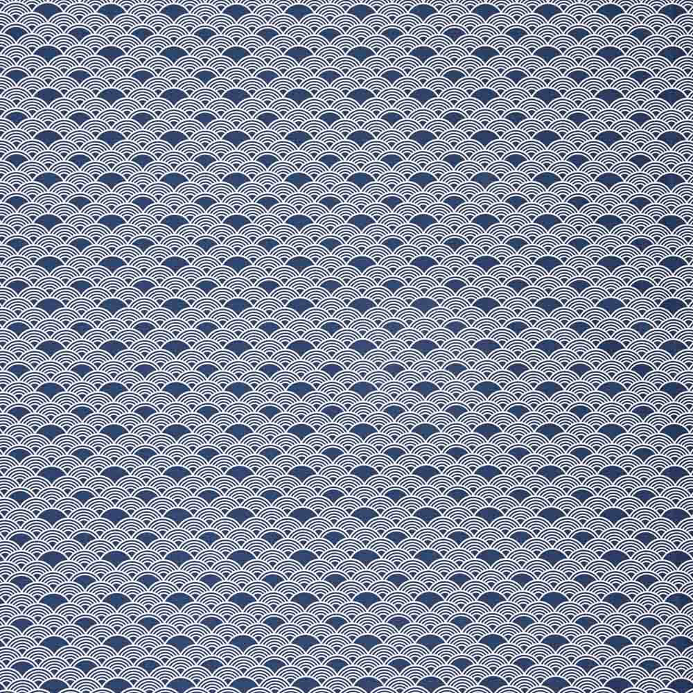Blue Waves Bedrucktes Bettlaken - Ribes y Casals