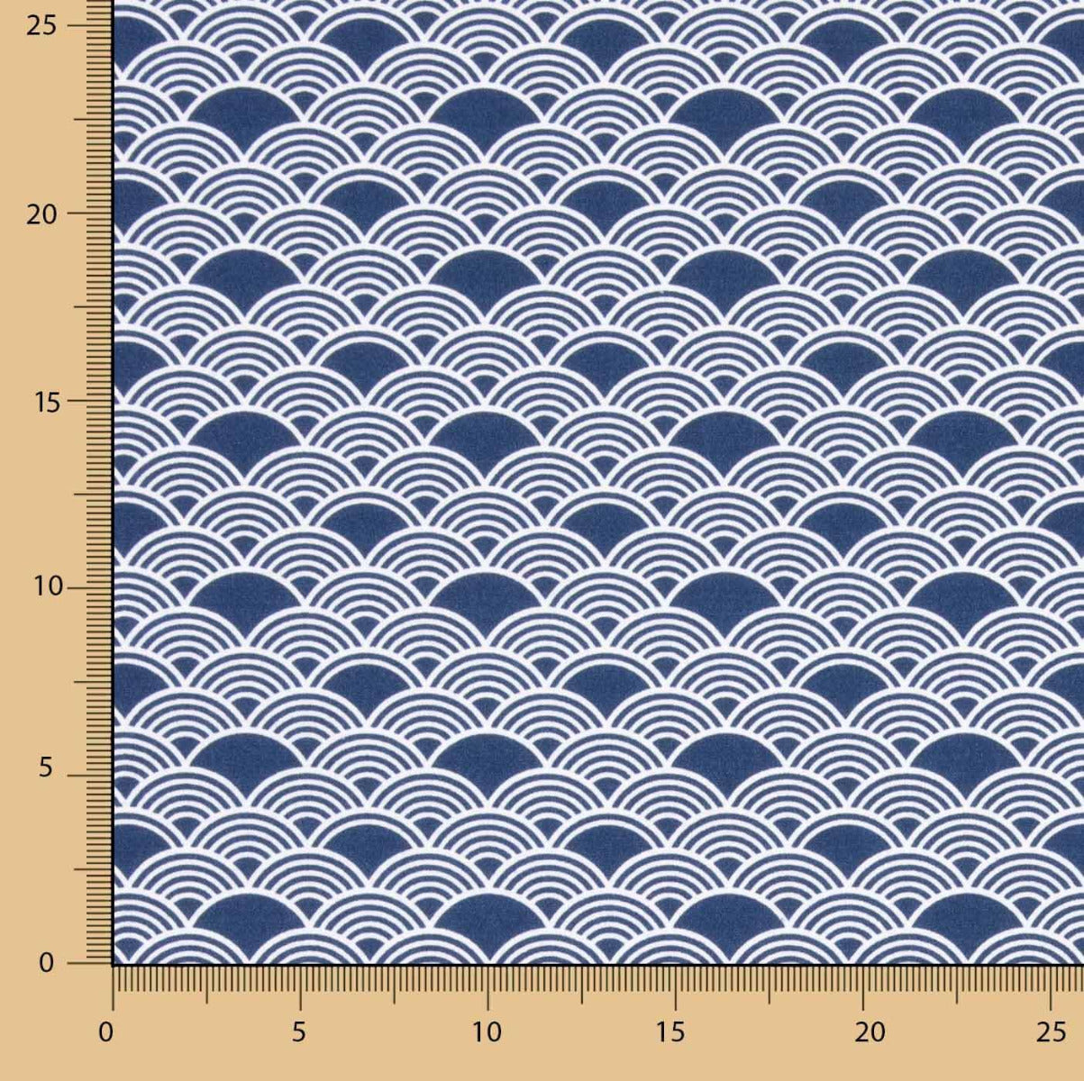 Blue Waves Bedrucktes Bettlaken - Ribes y Casals